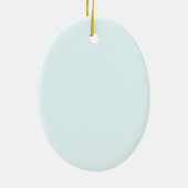 Rosa Girl Rocketship Keramik Ornament (Hinten)