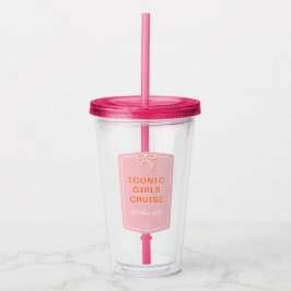 Rosa Girls Cruise Cup Acryltrinkbecher