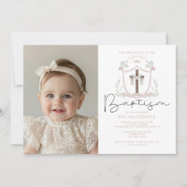 Rosa Girls Foto erste Taufveranstaltung Einladung