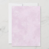 Rosa Girls Night Wine Einladung (Rückseite)