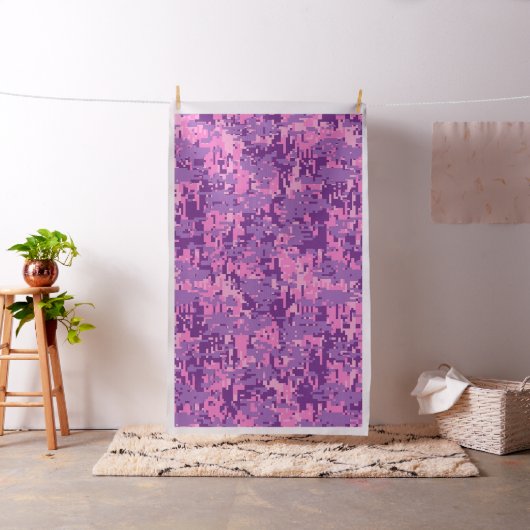 Rosa Girly Digital-Camouflage-Tarnung Stoff (Beispiel)
