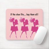 Rosa Girly lustiges Mousepads (Mit Mouse)