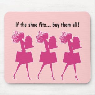 Rosa Girly lustiges Mousepads