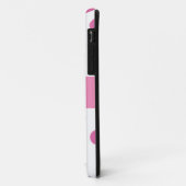 Rosa girly Polka-Punkt Iphone 5 Hüllen (Hinten/Links)