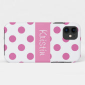 Rosa girly Polka-Punkt Iphone 5 Hüllen (Rückseite (Horizontal))