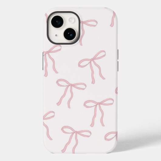 Rosa-Girly-Schale kleine Drosselklötze Case-Mate iPhone Hülle (Rückseite)