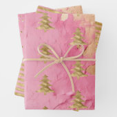 Rosa Glam Goldmedaille Treppenhaus Sparkor Geschenkpapier Set (Beispiel)