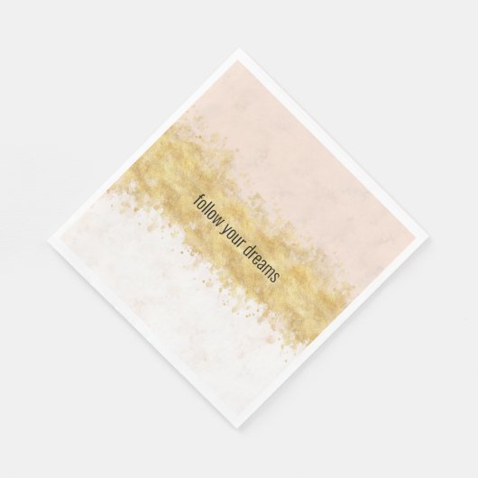 Rosa Glam Serviette (Ecke)