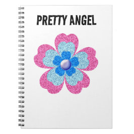 Rosa Glamour Glitzer Notizblock