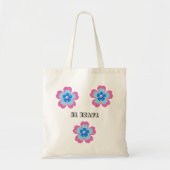 Rosa Glamour Glitzer Tragetasche (Vorne)