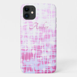 Rosa glänzende Glitzern Elegant Personalisiert Case-Mate iPhone Hülle