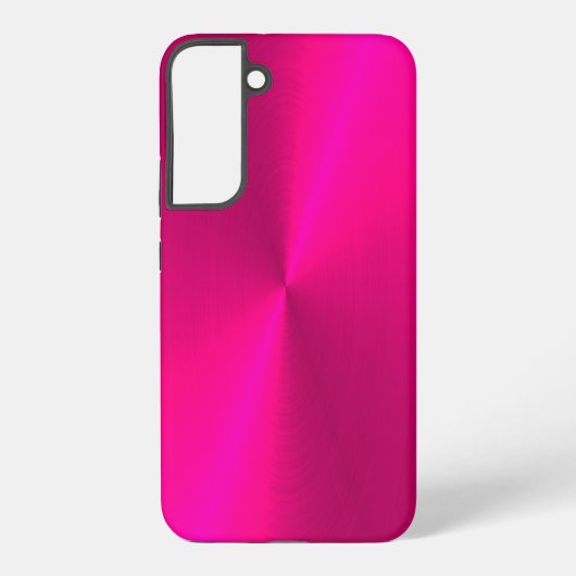 Rosa glänzende Imitate Metall Samsung Galaxy Fall Samsung Galaxy Hülle (Rückseite)