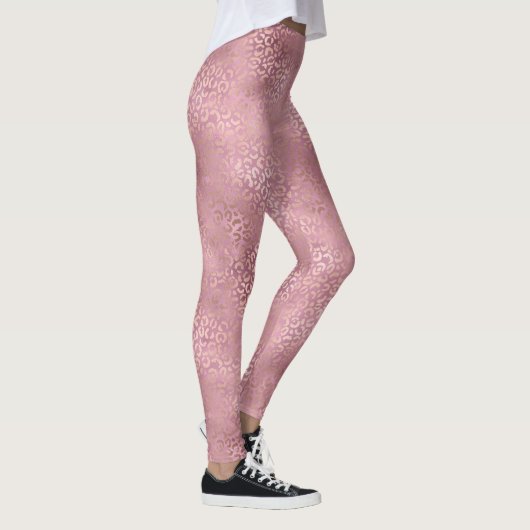 Rosa Glaopard Leggings (Rechts)