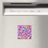 Rosa Glas Magnet (In Situ (Geschirrspüler))