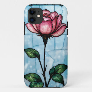 Rosa Glasmalerei-Handyhülle für den täglichen Gebr Case-Mate iPhone Hülle