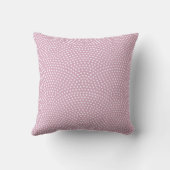 Rosa gleiche Komon (groß) Kissen (Rückseite)