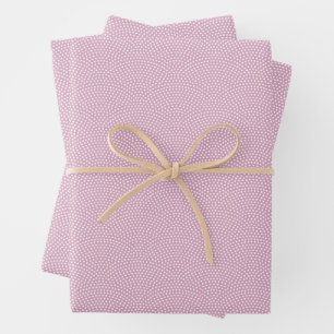 Rosa gleiche Komon (in kleinem Maßstab) Geschenkpapier Set