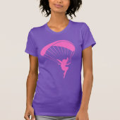 Rosa Gleitschirmfliegen-Elf-T-Shirt T-Shirt (Vorderseite)
