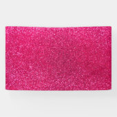 Rosa Glitter der Rose Banner (Horizontal)