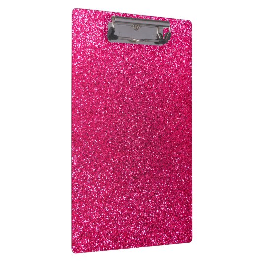 Rosa Glitter der Rose Klemmbrett (Rechts)