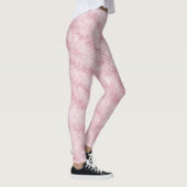 Rosa Glitter Funkeln Leggings (Rechts)
