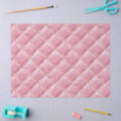 Rosa Glitter-Harlekin-Glamour Seidenpapier (Basteln)