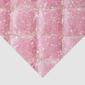 Rosa Glitter-Harlekin-Glamour Seidenpapier (Detail)