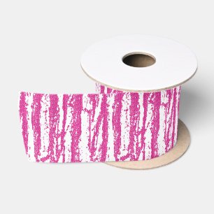Rosa Glitter-Holzoptik Satinband