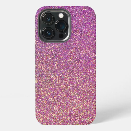 Rosa Glitter iPhone Hülle (Hinten)