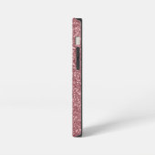 Rosa Glitter-iPhone-Hülle iPhone Hülle (Linke Seite)