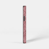 Rosa Glitter-iPhone-Hülle iPhone Hülle (Rechte Seite)