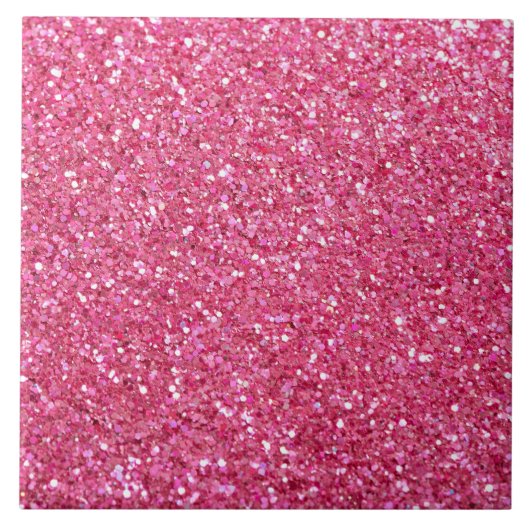 Rosa Glitter-Look, Fliese (Vorderseite)