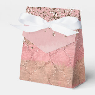 Rosa Glitter Morokkanische Indische Prinzessinnen- Geschenkschachtel