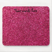 Rosa Glitter Mousepad (Vorne)