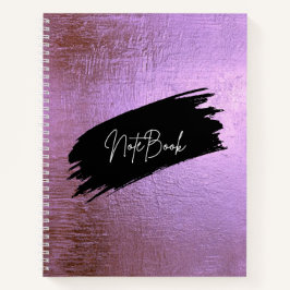 Rosa Glitter-Notizbuch - Rose Gold Ästhetik Spiral Notizblock