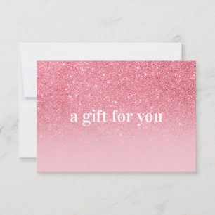 Rosa Glitter Ombre Salon Makeup Boutique