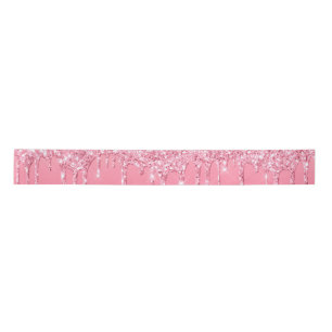Rosa Glitter-Trend Mädchen Chic Modern Satinband