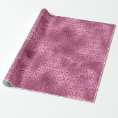 Rosa Glitter XOXO Geschenkpapier (Ungerollt)