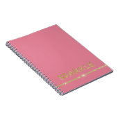 Rosa Glitterfunkeln Notizblock (Rechte Seite)