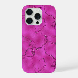 Rosa Glittermarmor Modern Abstrakt Elegant  iPhone 15 Pro Hülle