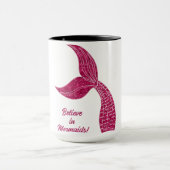 Rosa-Glitterwoche Tasse (Zentrum)