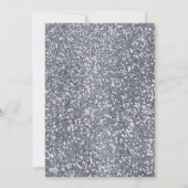 Rosa Glitzer 30. Geburtstag Einladung (Rückseite)