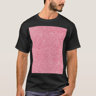 Rosa Glitzer, abstrakte Weihnachtsstruktur. T-Shirt