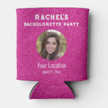 Rosa Glitzer Bacherolette Gastgeschenk Bridge Foto