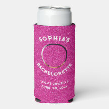 Rosa Glitzer Bacherolette Gastgeschenk Bridge Foto