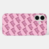 Rosa Glitzer Boss Babe Case-Mate iPhone Hülle (Rückseite (Horizontal))