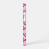 Rosa Glitzer Boss Babe iPhone 16 Hülle (Linke Seite)