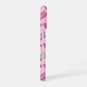 Rosa Glitzer Boss Babe iPhone 16 Hülle (Rechte Seite)