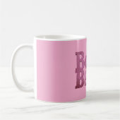Rosa Glitzer Boss Babe Kaffeetasse (Links)