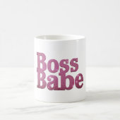 Rosa Glitzer Boss Babe Kaffeetasse (Mittel)